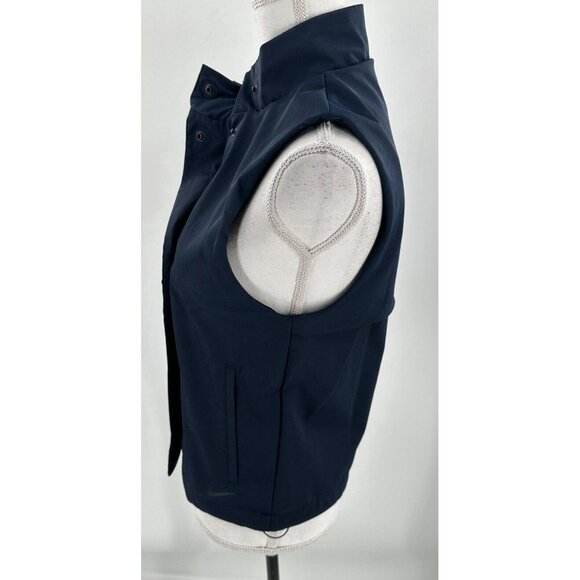 NWT Nike Women's Obsidian Black Repel Vest Zipper Snap Pockets Athleisure XS - Picture 6 of 9